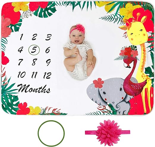 baby calendar blanket