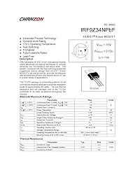 Chanzon IRF9Z34N TO-220AB PMOS MOS MOS P-Channel