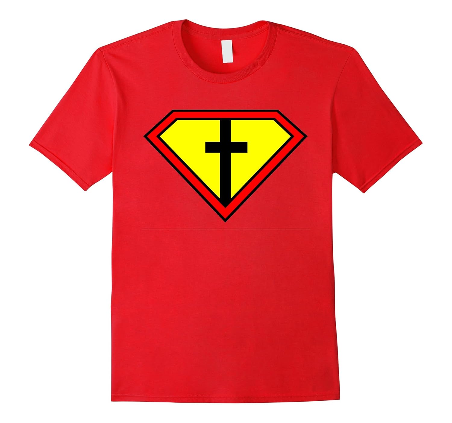 Team Jesus Superhero Logo Shirt-Rose