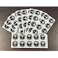 ISO IEC 60417 5019 Safety Protective Earth Protective Ground 5019 Grounding Symbols Stickers Vinyl 0.75 inches 100pk