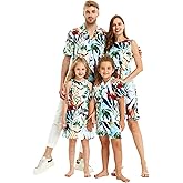 Matchable Family Hawaiian Luau Men Women Girl Boy Clothes in Lost in Paradise