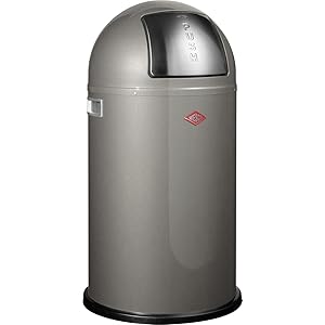 Wesco Pushboy 50 Litre Bin - Graphite