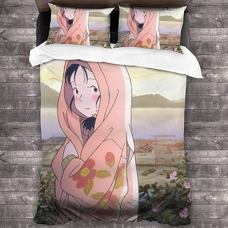 Amazon この世界の片隅に 3 布団カバー 3点セット 寝具カバー シーツカバー 枕カバー ベッドカバー 無地 北欧 四季適用 肌に優しい 吸湿通気 抗菌 防臭 高級コットン 177x218cm 寝具カバーセット オンライン通販