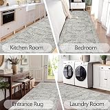 Homcomodar Boho Hallway Runner Rug 65x240cm Non Slip Washable Distressed view 3
