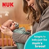 NUK Perfect Match Baby Dummies 0-6 Months 2 Count Red Beige view 2