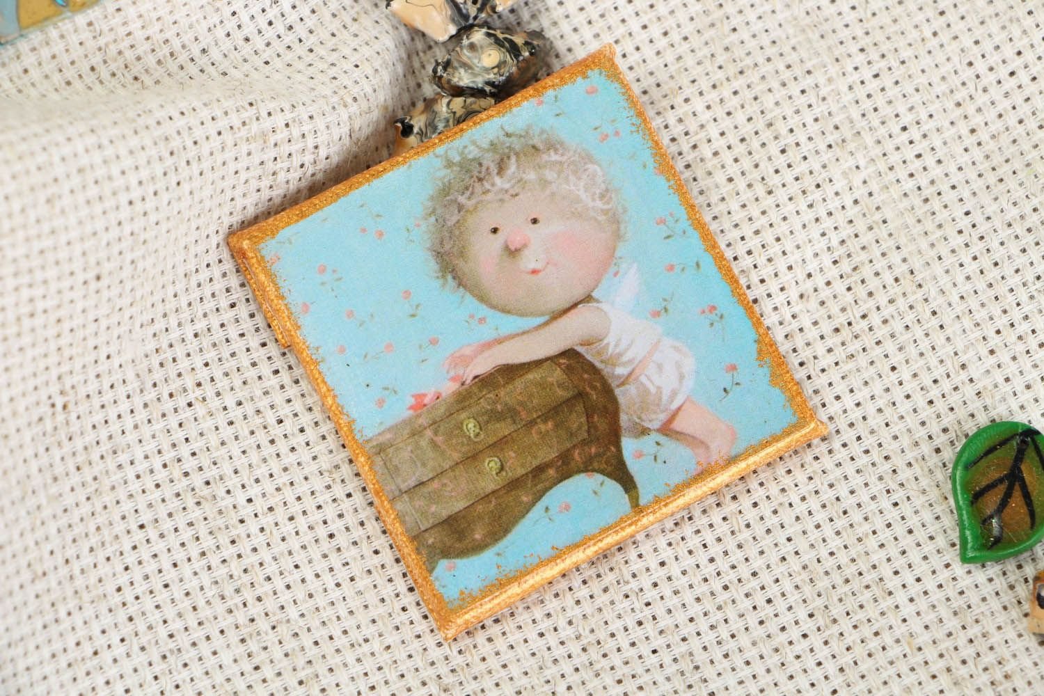 Iman de nevera hecho a mano