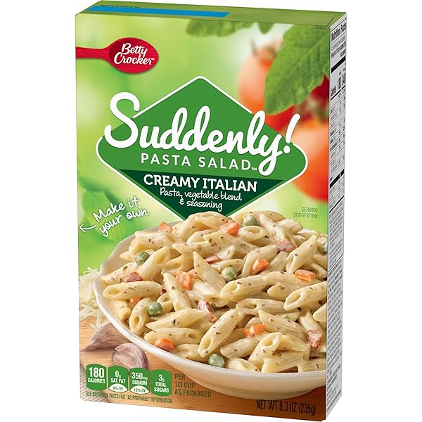BETTY CROCKER DRY MEALS PASTA SALAD CREAMY ITALIAN, 8.3 OZ