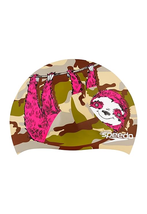 Buy Speedo Camo Sloth Swim Cap, Camo Sand, One Size Online at Low