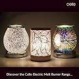Cello Silver Mosaic Touch Electric Wax Melt Burner Oil Diffuser view 9