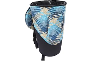 ERINGOGO Djembe Drum Bag 12 Inch, Djembe Backpack Padded Gig Bag with Shoulder Strap, Accessories Pocket, Double Layer, Djembe Drum Carrying Case