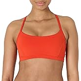 Amazon Essentials Women's Active FormFlex Buttery Soft Light Support Y-Back Thin Strap Yoga Sports Bra