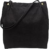 PAZIMIIK Corduroy Tote Bags for Women Travel Reusable Grocery Shopping Shoulder Go-to Everyday Bag for Work