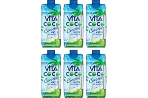 Coconut Water, Original Natural Hydrating Electrolyte Beverage, 11.1 fl oz, 6 Count - Ideal for Halloween Baskets, Healthy Drinks, Pantry Staples - Comes in ComboCreations Box