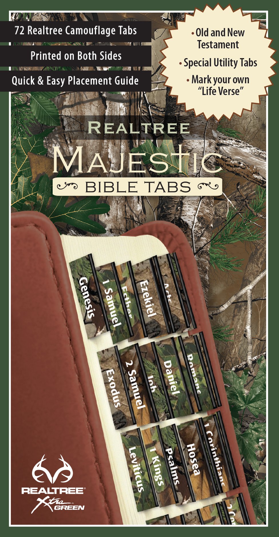 REALTREE? MAJESTIC BIBLE TABS - CAMO VERSION REALTREE? MAJESTIC BIBLE TABS - CAMO VERSION REALTREE? MAJESTIC BIBLE TABS - CAMO VERSION Book Supplement