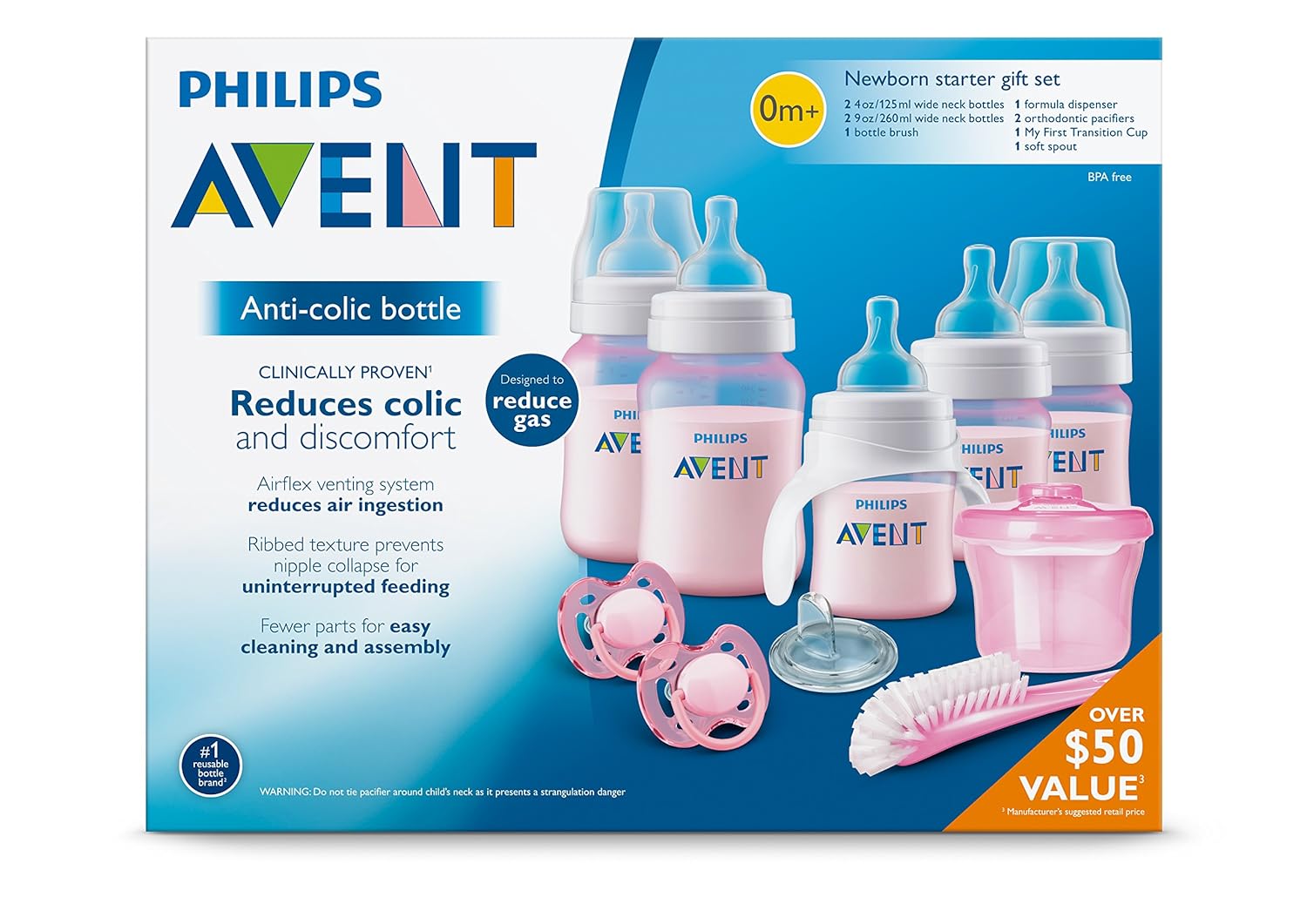 avent anti colic starter set