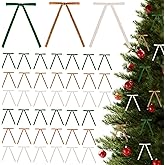 HEYTIMI 60 Pcs Multicolor Christmas Velvet Bows for Christmas Tree, 5x7 Inch Pre-Tied Vintage Ribbon Bows Ornaments for Gift Wrapping Wreaths Garland Xmas Holiday Décor (3/8")