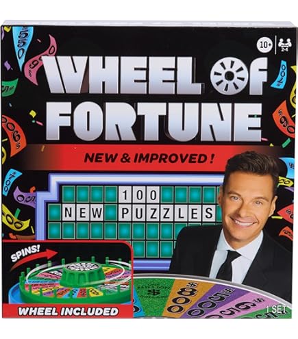 Wheel of Fortune　英語 Amazon.com: Wheel of Fortune Game: 7th Edition - Spin The Wheel