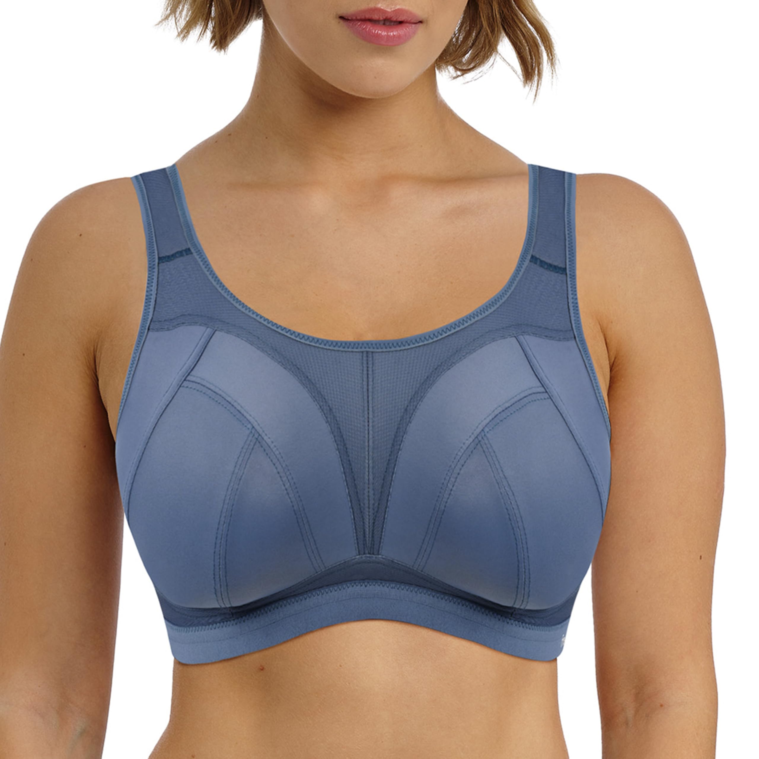 Freya Women’s Dynamic Non-Wired Sports Bra, Steel Blue, 28J