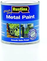 Rustins MPSR250 250ml Metal Paint Silver Brand New Durable Finish