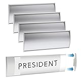 Set of 6 – Sturdy & Elegant Silver Aluminum Wall