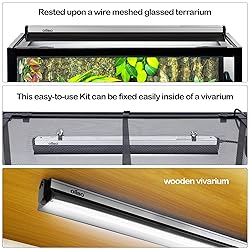 Oiibo T5 UVB Reptile Lighting Combo Kit, Reptile