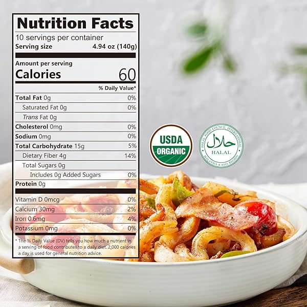 YUHO ORGANIC KONJAC SHIRATAKI UDON NOODLE, 10 PACKS, CLOSER TO PASTA GLUTEN FREE LOW CARB HEALTH NOODLES PLANT BASED VEGAN FOR QUICK MEALS, 56.5 OZ