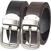 Columbia Men's 2-in-1 Reversible Casual Leather Belt for Versatile Everyday Style