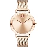 Movado Bold, Gold Steel Case, Gold Dial 