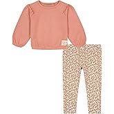 Lucky Brand girls 2 Piece Fashion Legging Set