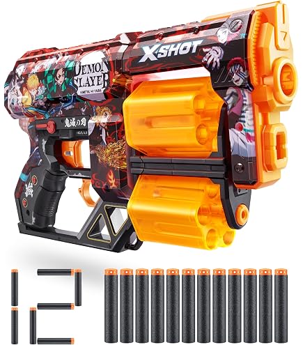 X-Shot Skins Series 1 Dread Jurassic(12 Darts), Blasters & Foam