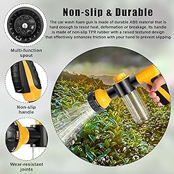 Wevdn Car Wash Nozzle, High Pressure 8 Adjustable