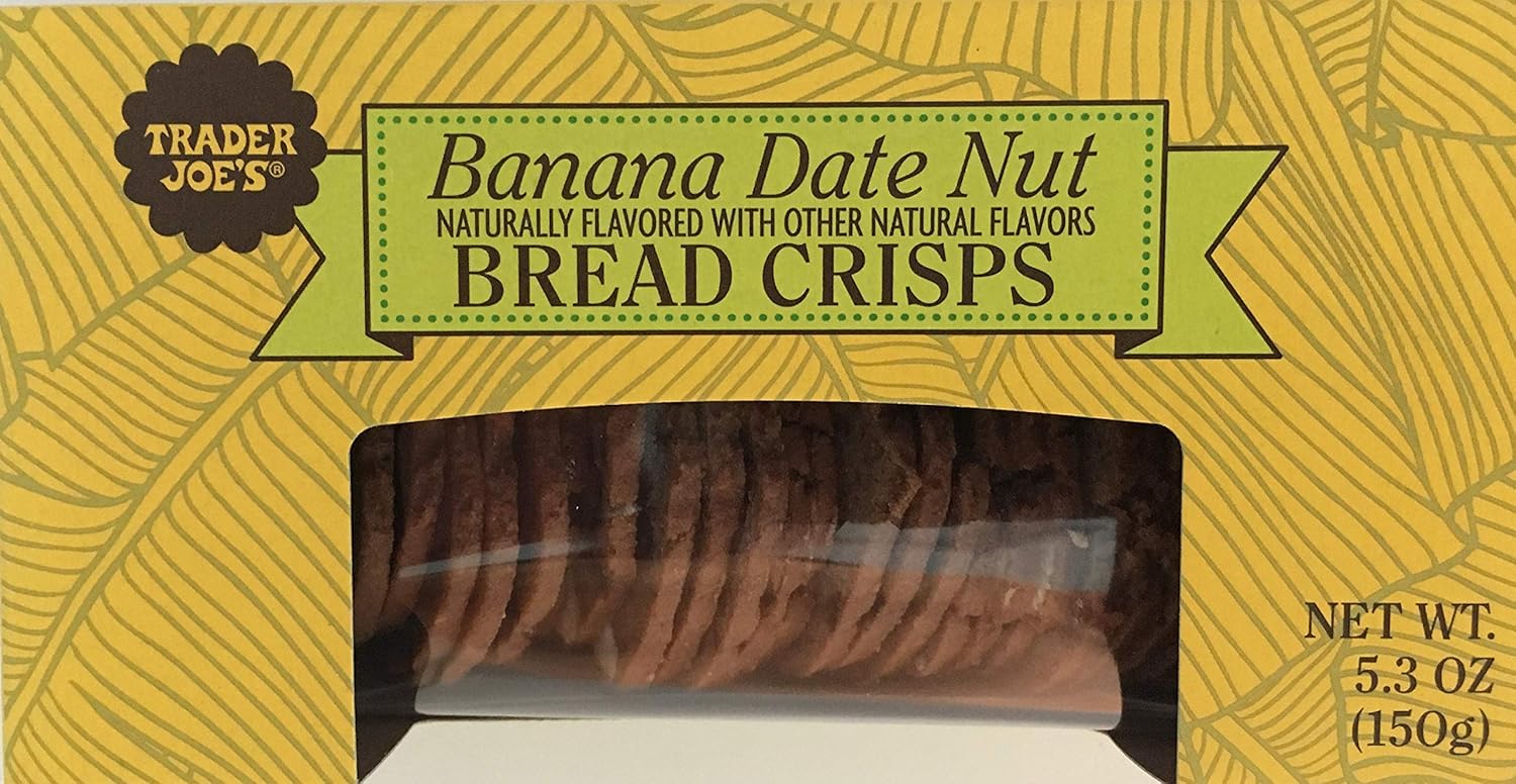 Trader Joe's Banana Date Nut Bread Crisps, 5.3 oz.