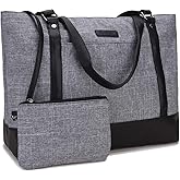 Laptop Tote Bag for Women, 15.6 Inch Computer Shoulder Bag Teacher Work Bag Travel Purse with Small Pouch VONXURY