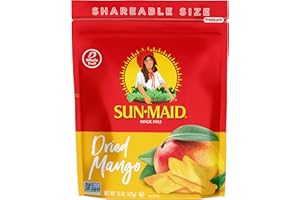 Sun-Maid Dried Mango Slices - 15 oz Resealable Bag - Sweetened with Cane Sugar - Dried Fruit Snack for Lunches and Back to School Snacks