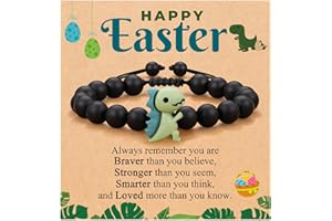 ORISPRE Dinosaur Bracelet for Son/Grandson/Nephew/Brother on Valentines/Christmas/Birthday Graduation