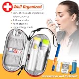 SITHON EpiPen Medical Carrying Case Insulated Organizer Bag Red view 2