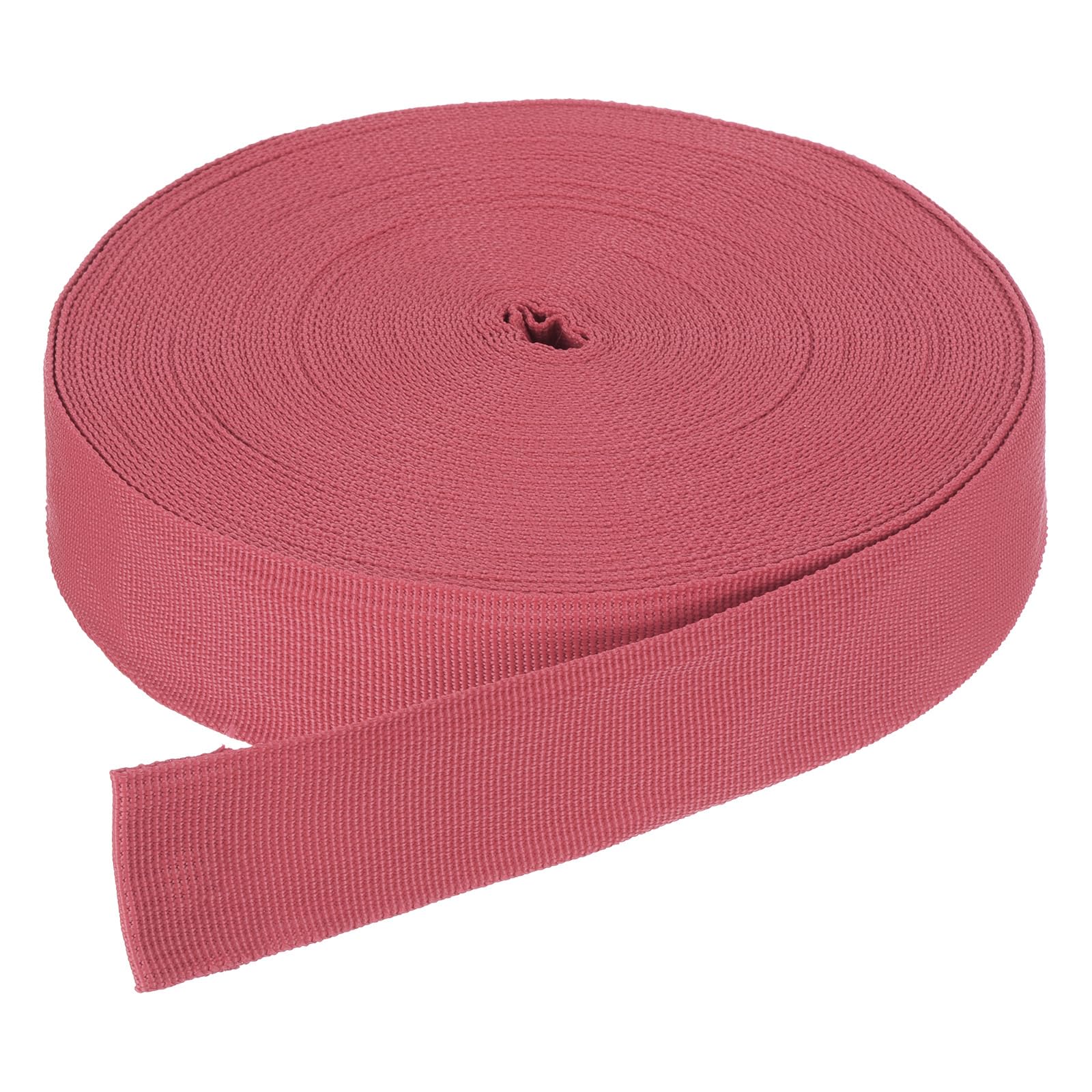 DMiotech 50 Yard x 1 1/2 Inch Width Nylon Webbing Strap Poly Flat Webbing Strapping for DIY Craft Backpack Strapping, Sewing, Outdoor Gear Repair, Watermelon Red