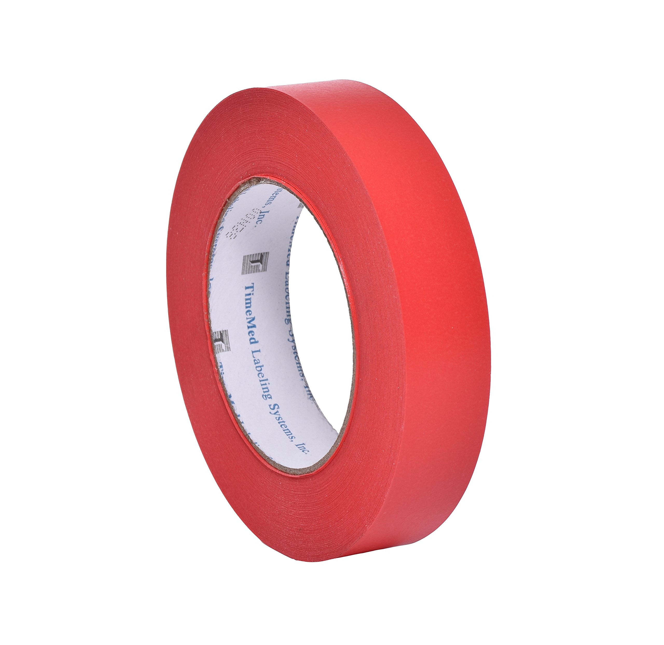 Camlab 1151379 Labelling Tape, 1" Wide, 2160" (55 m) Long, Red