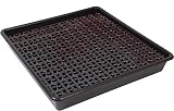 The Lean Centre 4 Drum Waste Oil Spill Pallet Low Profile Collection Drum Bund view 2