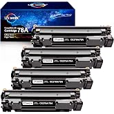 Uniwork Compatible Toner Cartridge Replacement for 78A Toner Cartridge | use for hp 78a black toner cartridge LaserJet Pro P1606dn M1536dnf P1566 P1560 P1606 M1536 Printer Tray, 4 Black