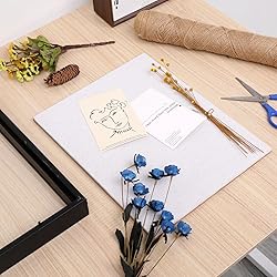 Muzilife 12x12 Shadow Box Picture Frame with Linen