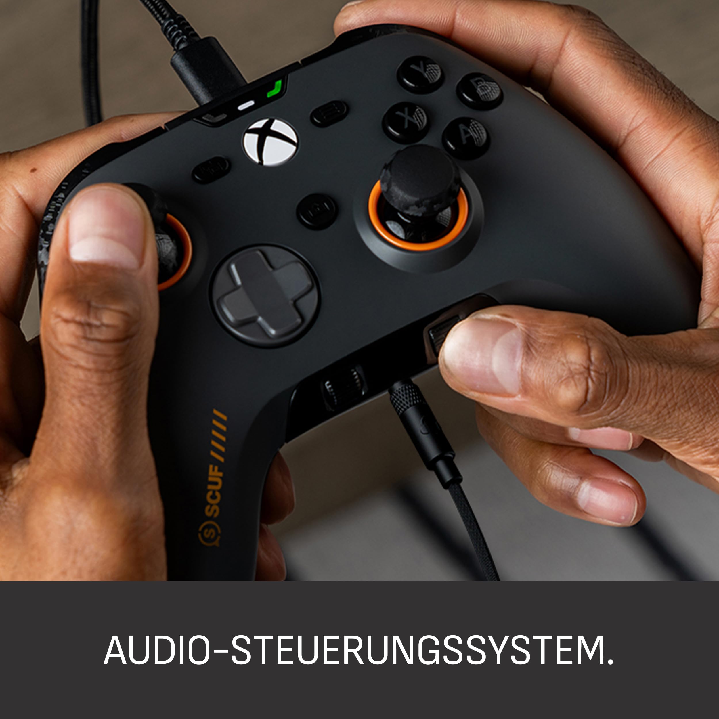 SCUF VALOR PRO Xbox-Performance-Controller mit Kabel – Anpassbare Rücken-Paddles, Sofort-Triggern, Hall-Effekt-Daumenstifte, Audio-Steuerungen, Xbox Series X|S, Xbox One, Windows PC – Stahl Grau 5