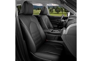 FEINEPRO Car Seat Covers Customized for Toyota Grand Highlander 2024 2025 2026 8 Seater, Full Set Faux Leather Replacement Accessories - Second Row 40/60 Split Bench - Black