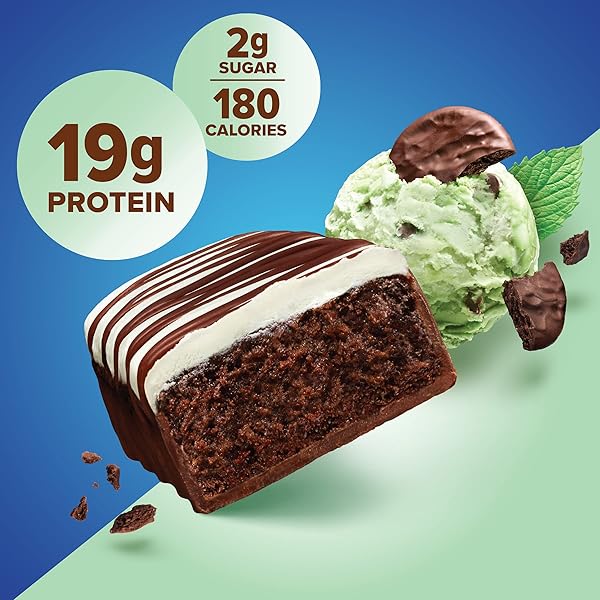 PURE PROTEIN BARS, HIGH PROTEIN, NUTRITIOUS SNACKS TO SUPPORT ENERGY, LOW SUGAR, GLUTEN FREE, CHOCOLATE MINT COOKIE,1.76OZ, 12 COUNT (PACKAGING MAY VARY)