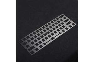 YMDK Steel Brush Finish ANSI Anodized Positioning Board Plate Plate-Mounted for GH60 PCB GK61 GK61x Hot Swap PCB