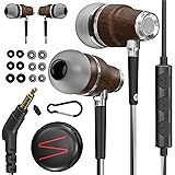 Symphonized Wired Earbuds with Microphone - Noise Isolating Headphones with Wire, Ear Buds with Wire, Headphones with Microph