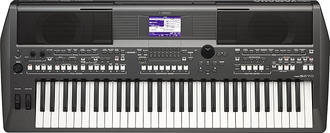 Yamaha PSR-S670 Keyboard dunkelgrau
