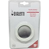Bialetti Moka Express 6 Cup Replacement Filter and 3 Gaskets , White