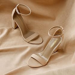 DREAM PAIRS Women's Hi-Chunk High Heel Pump
