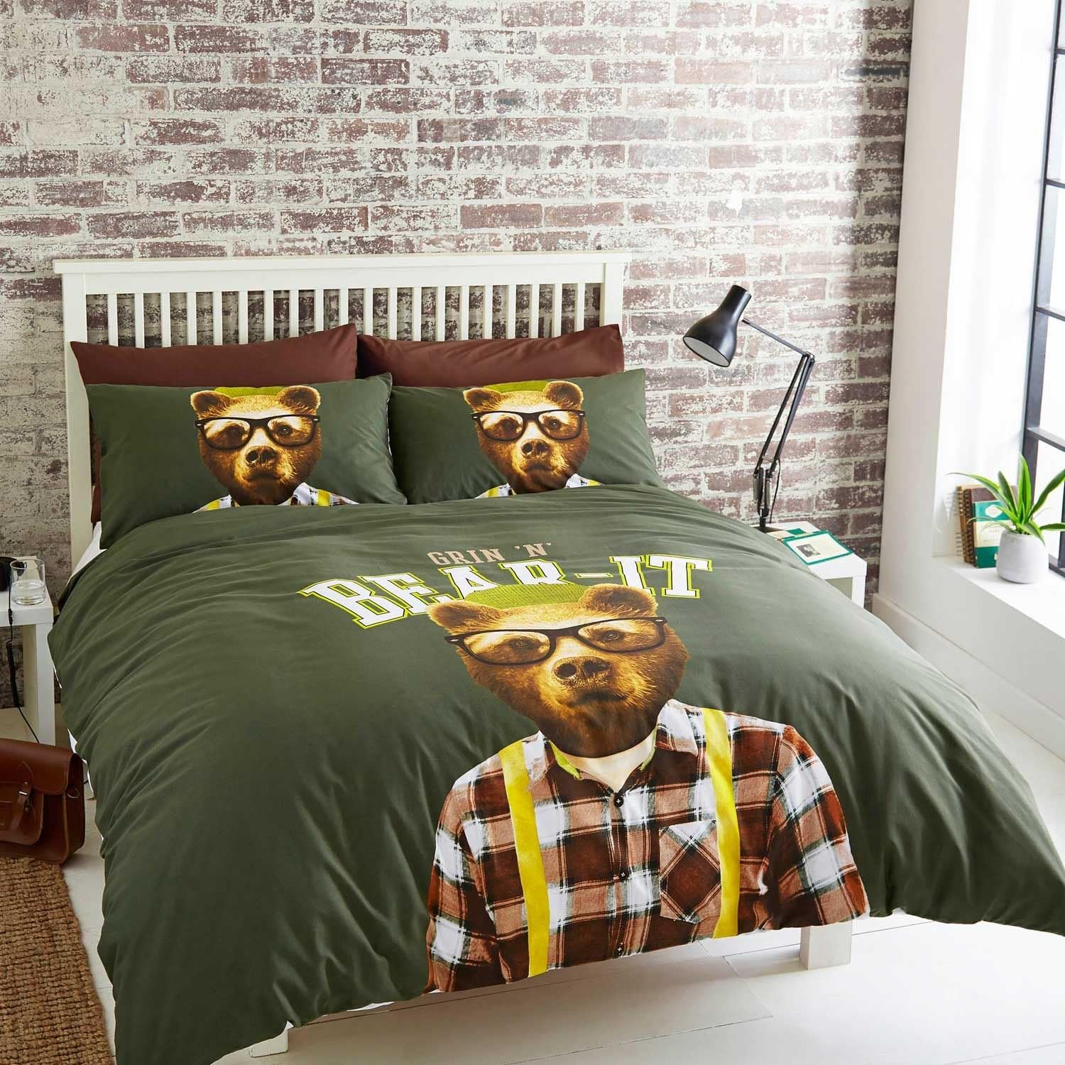 Hashtag Grin And Bear It - King Duvet Set
